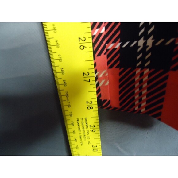 New York & Co Flat Front Dress Pants Hot Pink Black Plaid Size Med Barbi… - Picture 8 of 9
